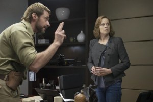 Chappie Hugh Jackman and Sigourney Weaver