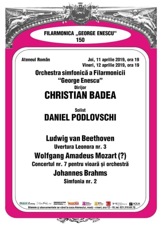 Afis concerte 11-12 aprilie