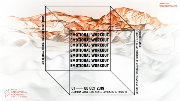Afiș performance artistic Emotional Workout